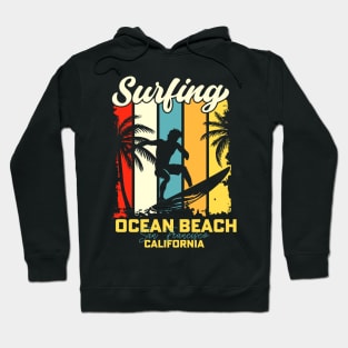 Surfing | Ocean Beach, San Francisco, California Hoodie